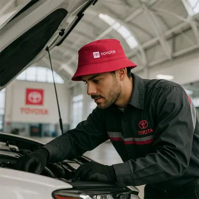 Bucket Hat Cotton Twill Foldable Travel (One Size) - product view 4