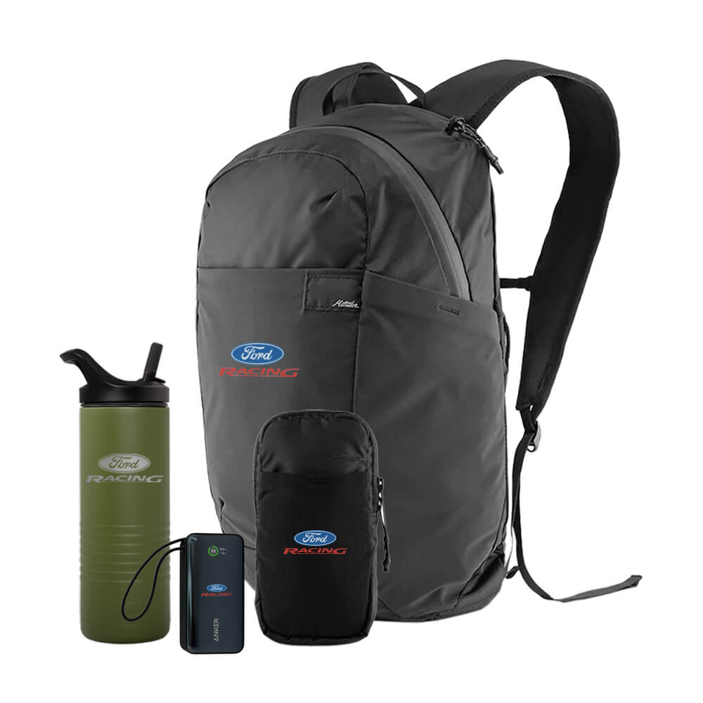 Travel Kit Packable Backpack Water Bottle Power Bank