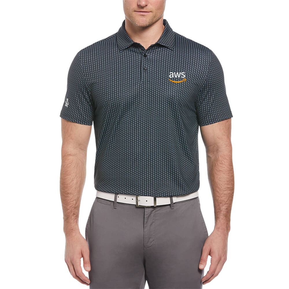 Golf Polo All-Over Pete Print Recycled Polyester (Men's)