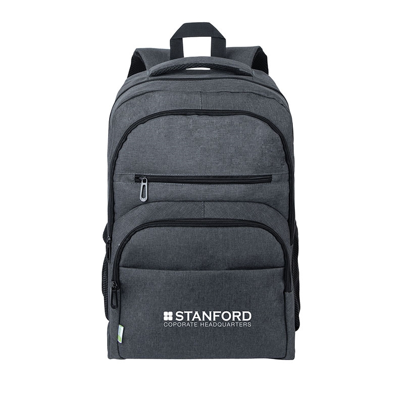 Spencer RPET Laptop Backpack - product view 9