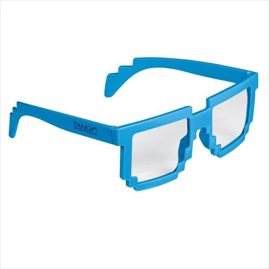 Pixelated Gaming Sunglasses UV400 Protection - 5.75 in