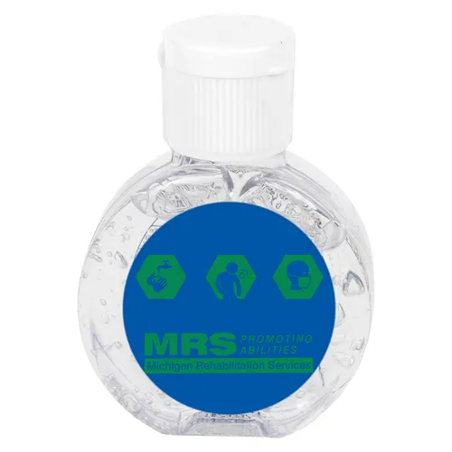 CIRPAL 1 oz Compact Hand Sanitizer Antibacterial Gel in Round Flip-Top Squeeze Bottle - product view 3