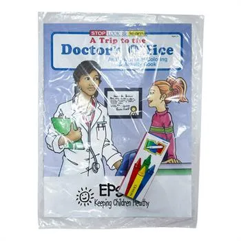 Doctor Visit Coloring Book with Crayons FSC - 8 x 10.5 in