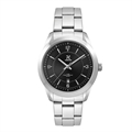 Ladies Watch Black Sunray Dial Steel Bracelet - 33mm