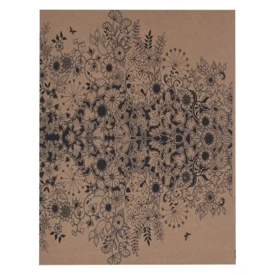 Adult Coloring Book Art of Relaxing Mandala - 8.5 x 11 in - product view 3