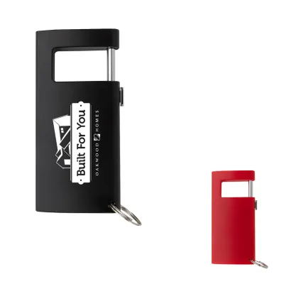 Phone Stand Keychain with Cleaning Cloth - 3 in