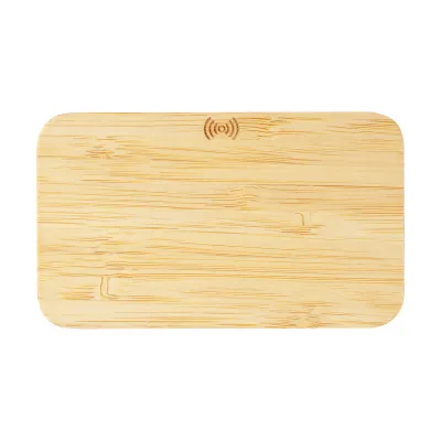 Cement Speaker with Bamboo Wireless Charger Combo - 4.25 in - product view 2