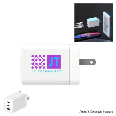 PhoneSuit 65W Fast Charging Wall Charger Pro - 2.25 x 1.75 in