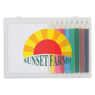 8-Piece Colored Pencil Art Set In Case - product view 1