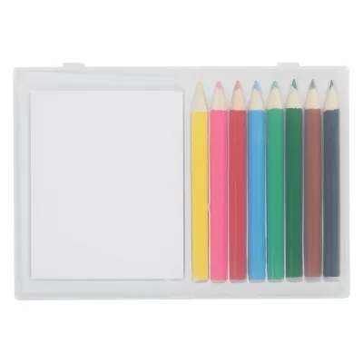 Colored Pencil Art Set with Notepad in Case - 8 Piece - product view 3