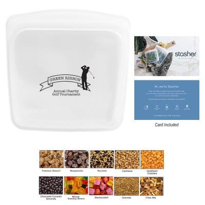 Stasher Sandwich Kit with Reusable Silicone Bag