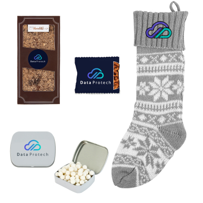 Holiday Stocking Chocolate Gift Kit - 6 x 18 in