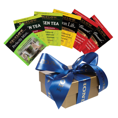 Tea Gift Box Six Assorted Flavors - 4 x 2 x 4 in