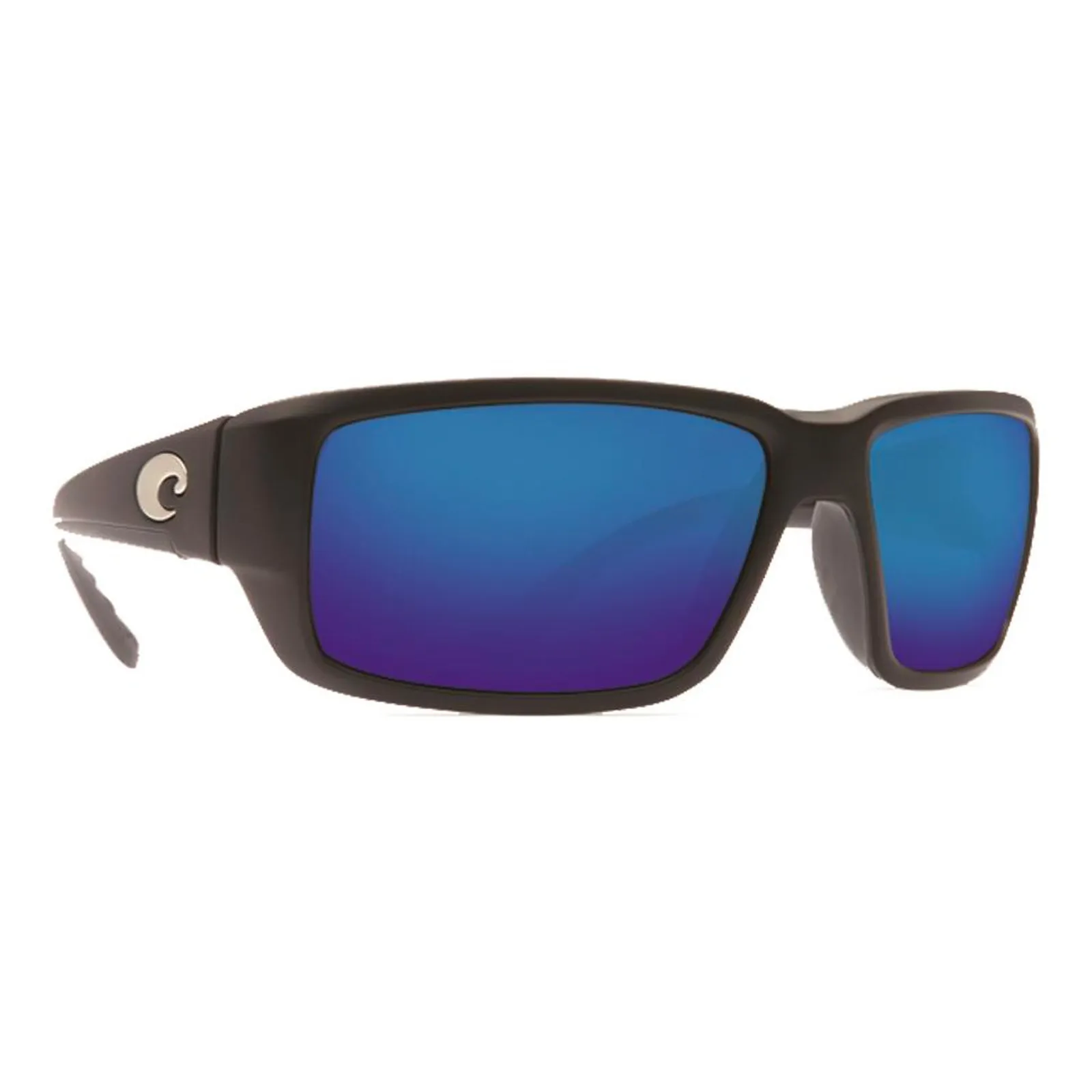 Fantail Sunglasses - (Frame) Black; (Lens) Blue Mirror, 580P
