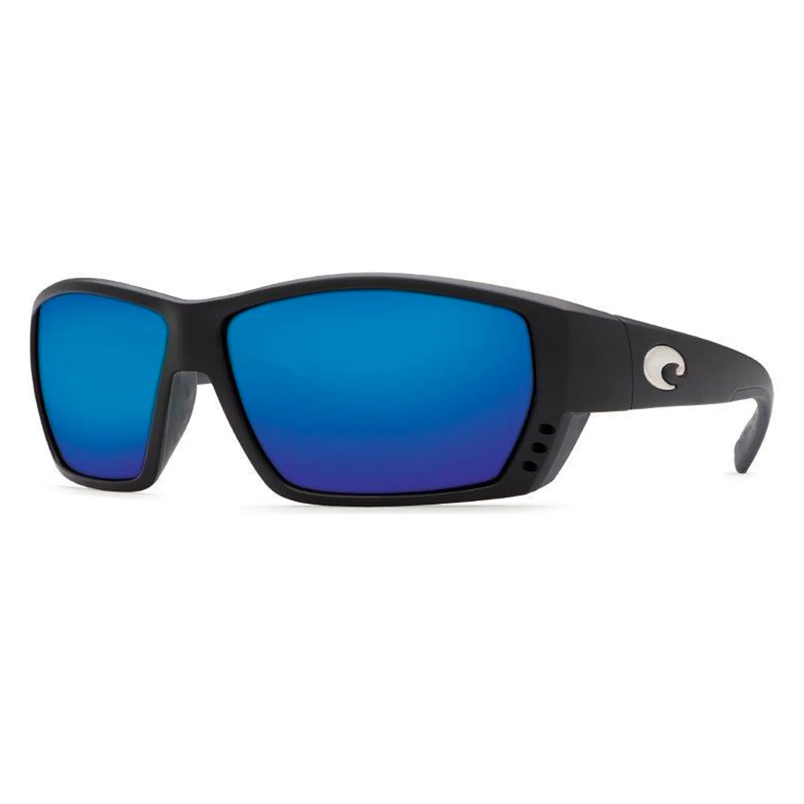 Tuna Alley Sunglasses - (Frame) Matte Black; (Lens) Blue Mirror, 580G