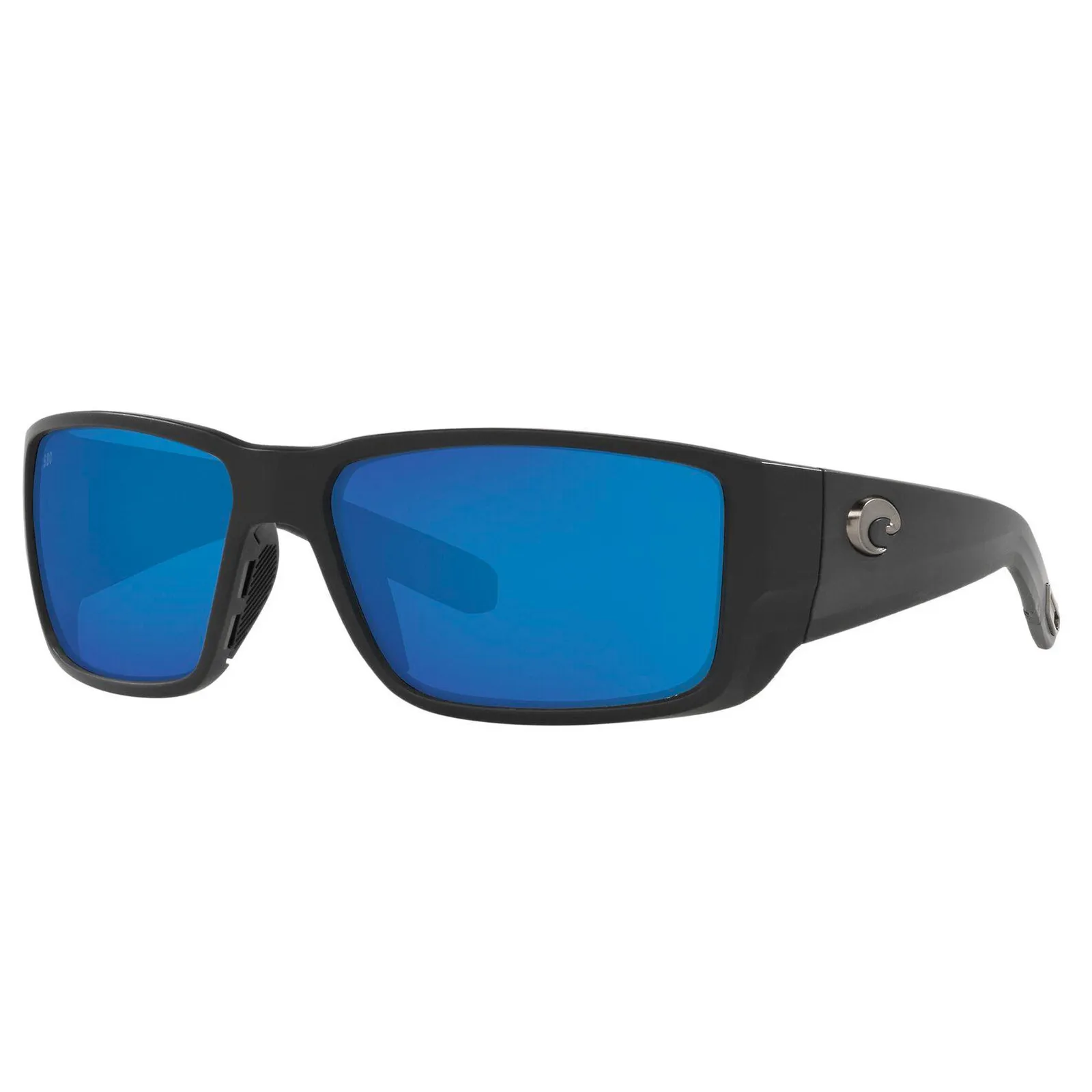 Blackfin Pro Sunglasses - (Frame) Matte Black; (Lens) Blue Mirror, 580G