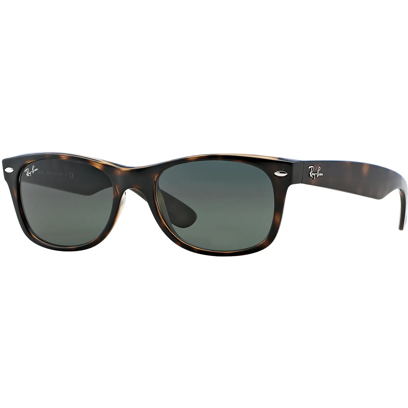 Ray-Ban New Wayfarer Sunglasses Tortoise Green - 7 x 5 in