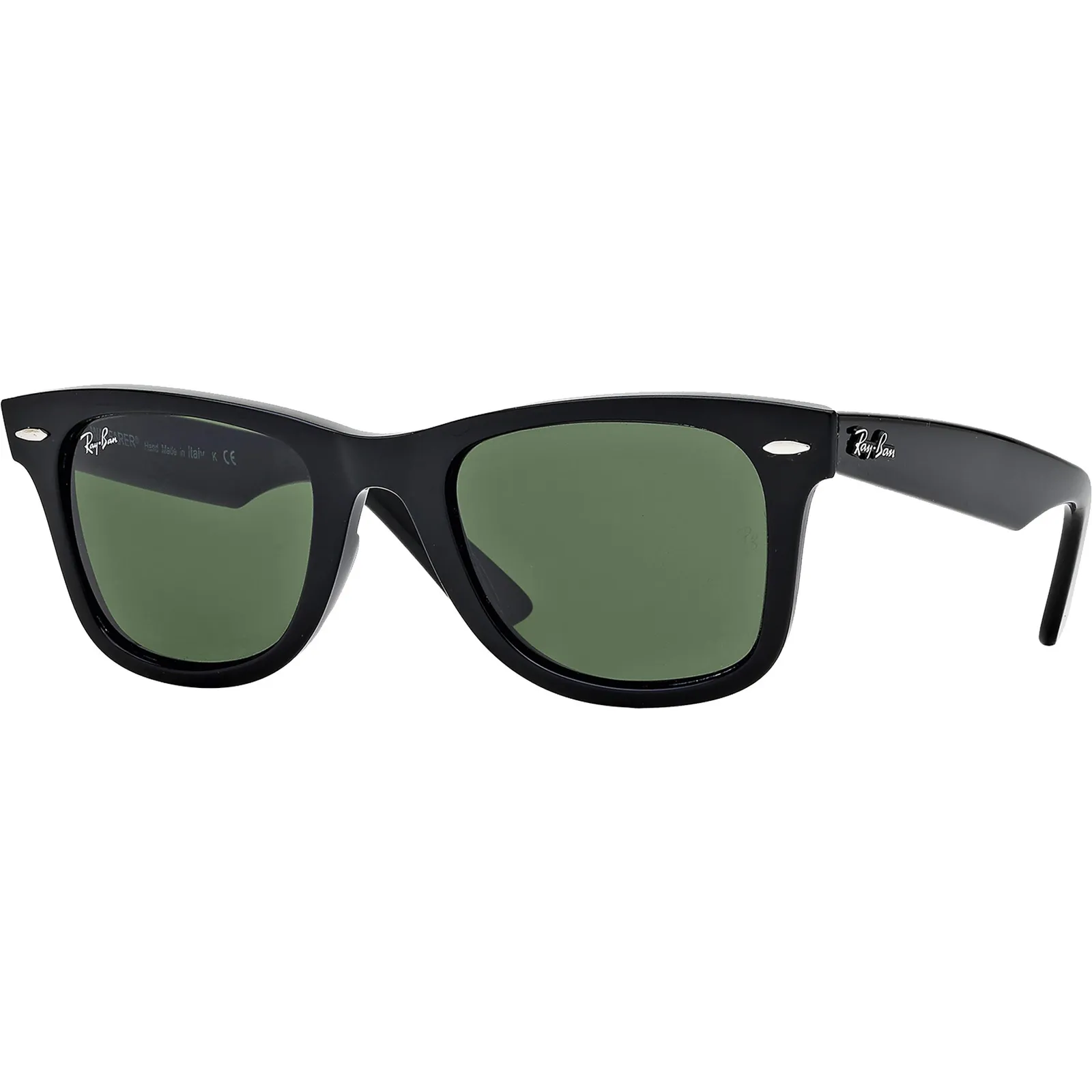 Ray-Ban Wayfarer Original Sunglasses Black Green Classic - 7 x 5 in