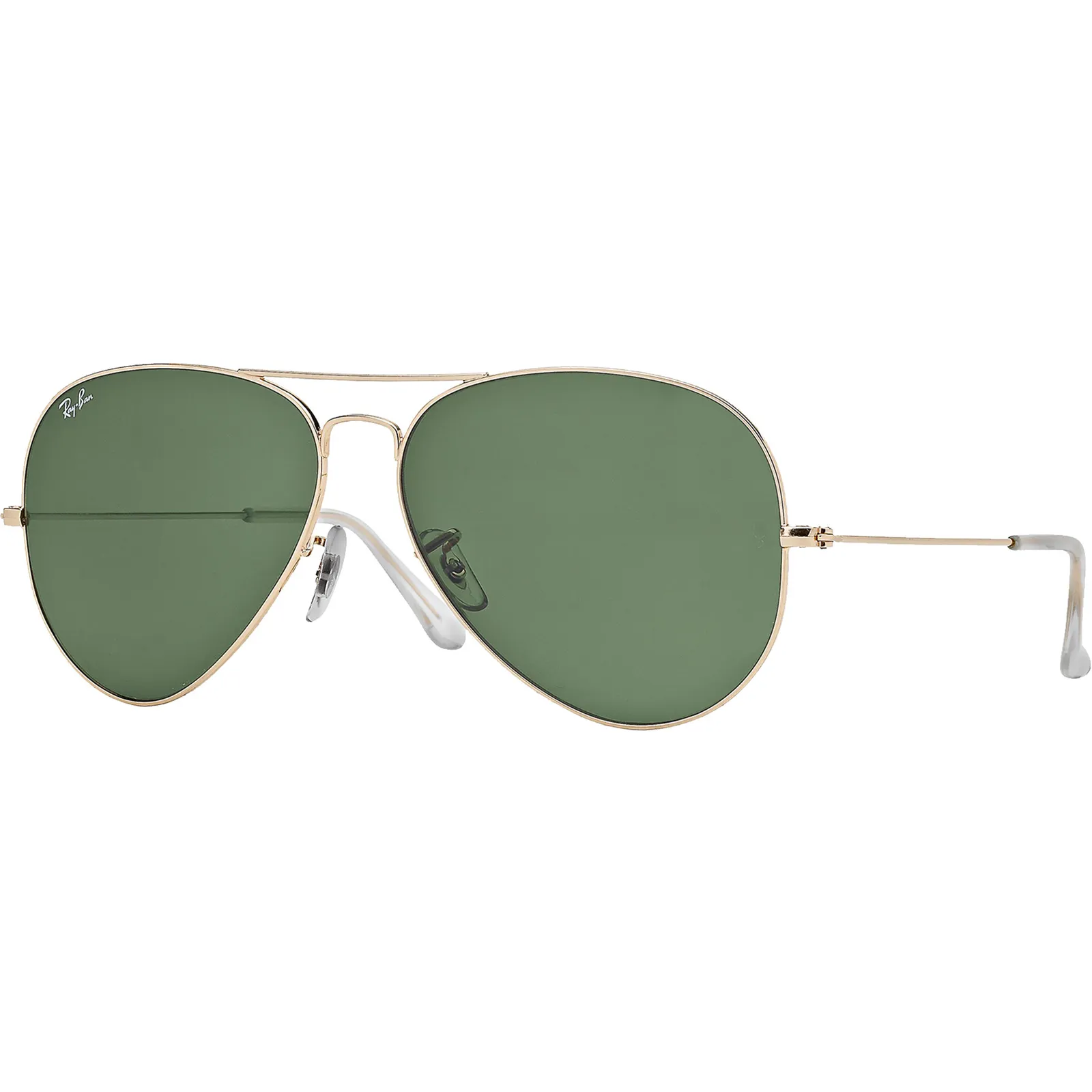Ray-Ban Aviator Sunglasses Gold Green - 62/14/140