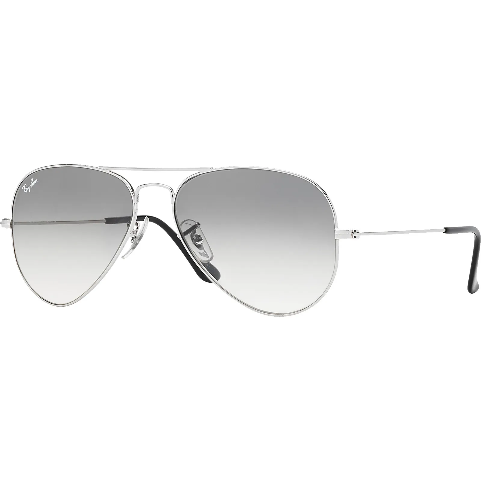 Ray-Ban Aviator Sunglasses Silver Frame - 58/14/135