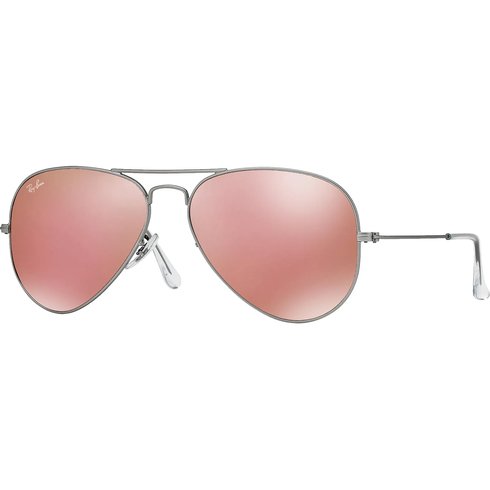 Ray-Ban Aviator Sunglasses Silver Pink Flash - 58/14/135