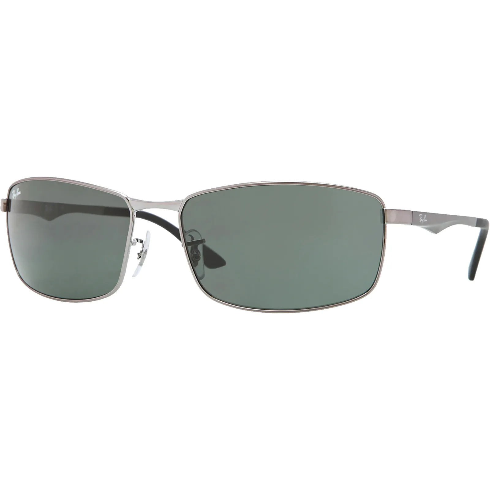Ray-Ban RB3498 Sunglasses Sporty Square Gunmetal