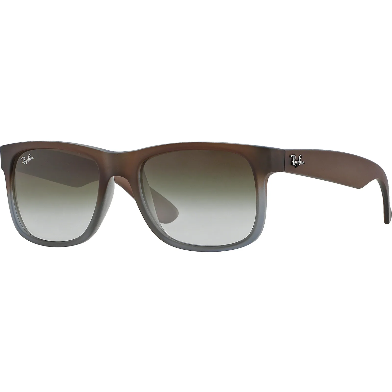 Justin Sunglasses: Dark Brown/Green Gradient 55/16/145