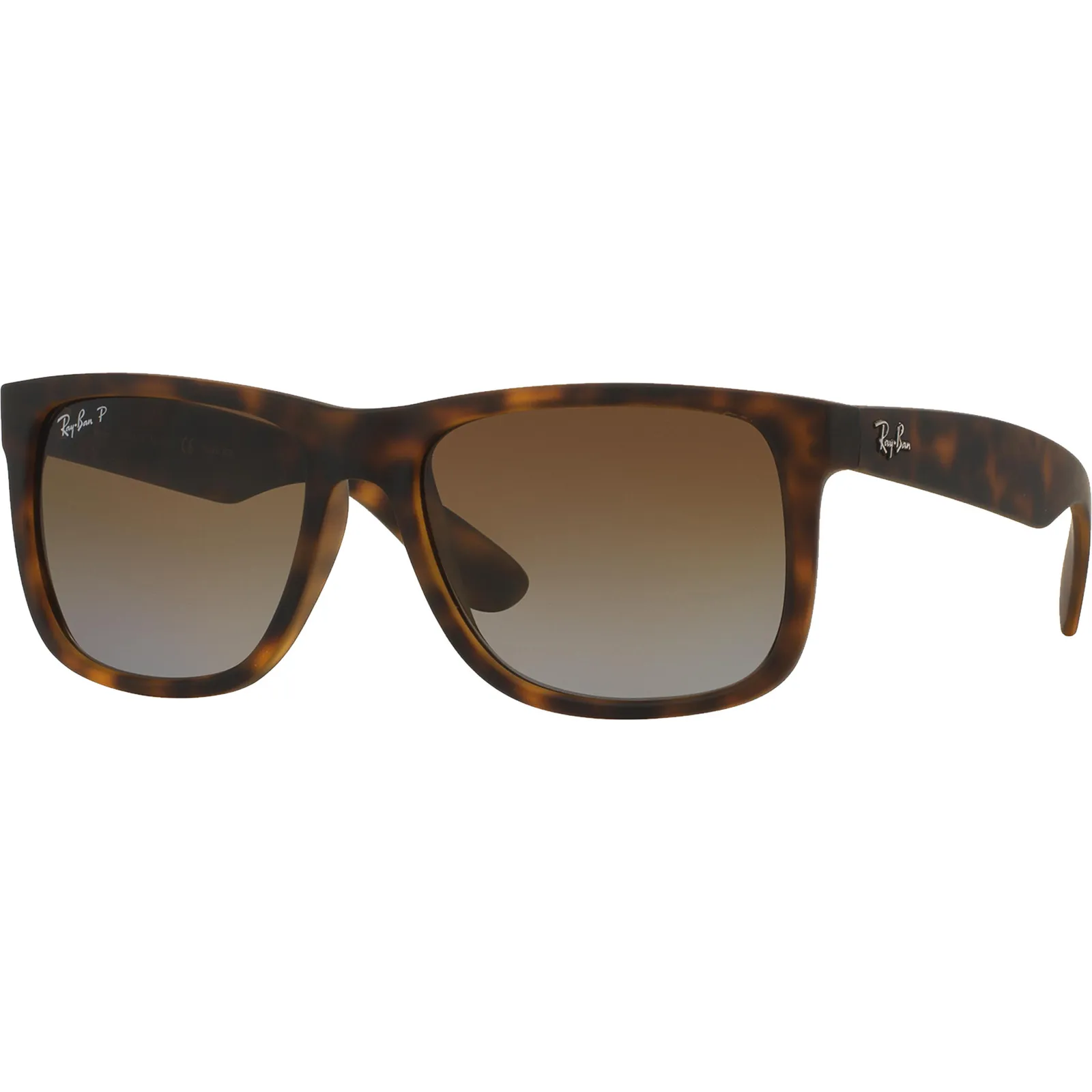 Polarized Justin Classic Sunglasses: Brown/Brown Gradient 55/16/145
