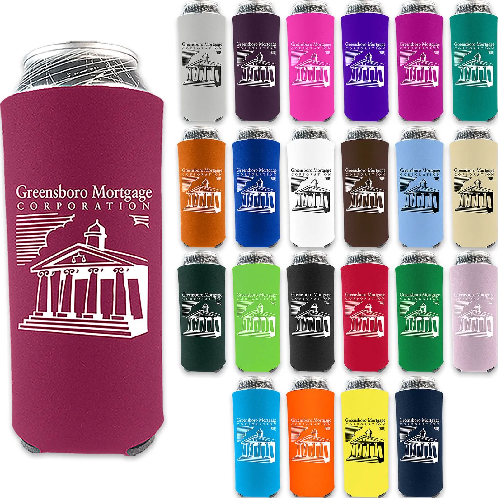 Custom Koozies Super Tall Boy Scuba Foam - 24 oz