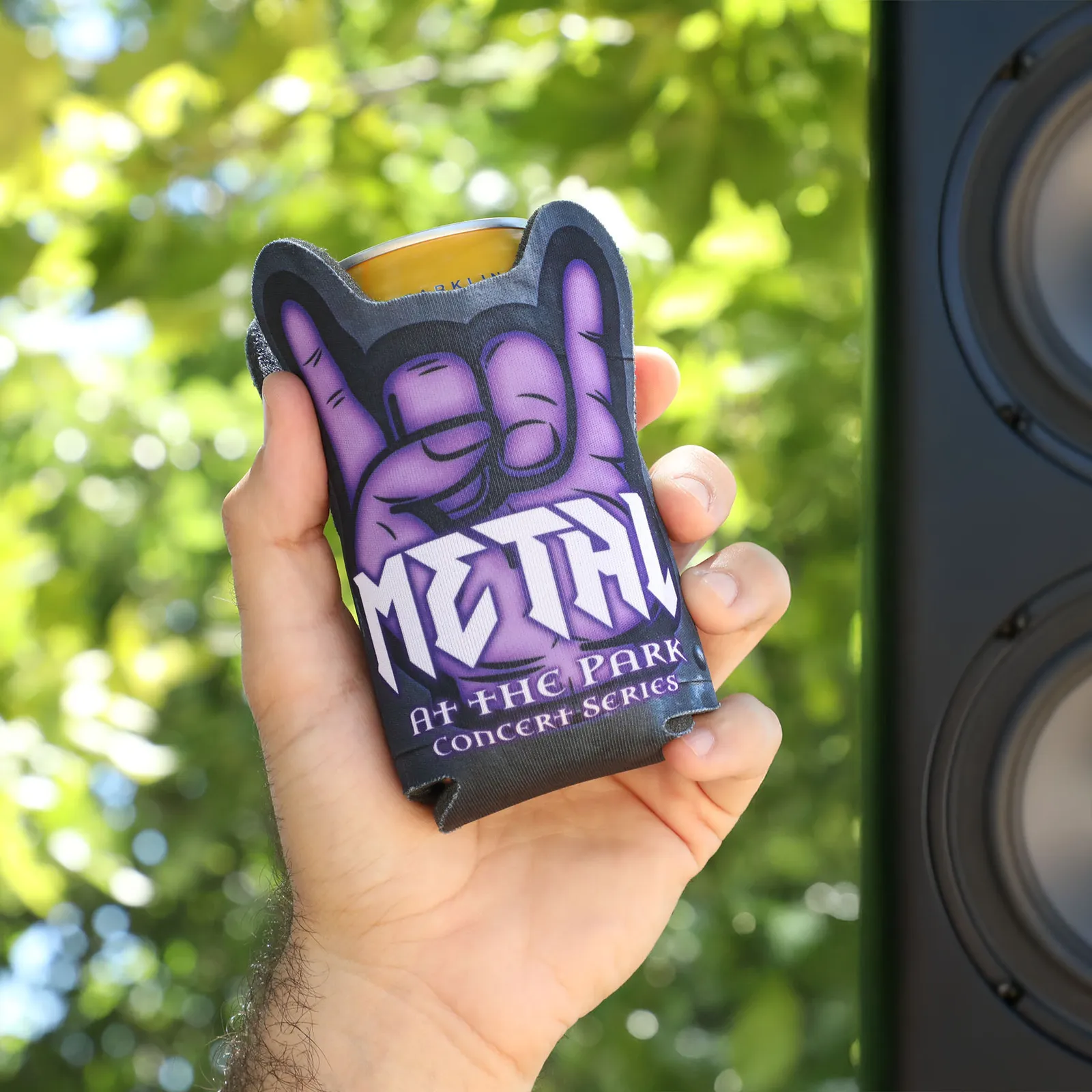 Can Cooler Rock Hand Shape High Density Foam