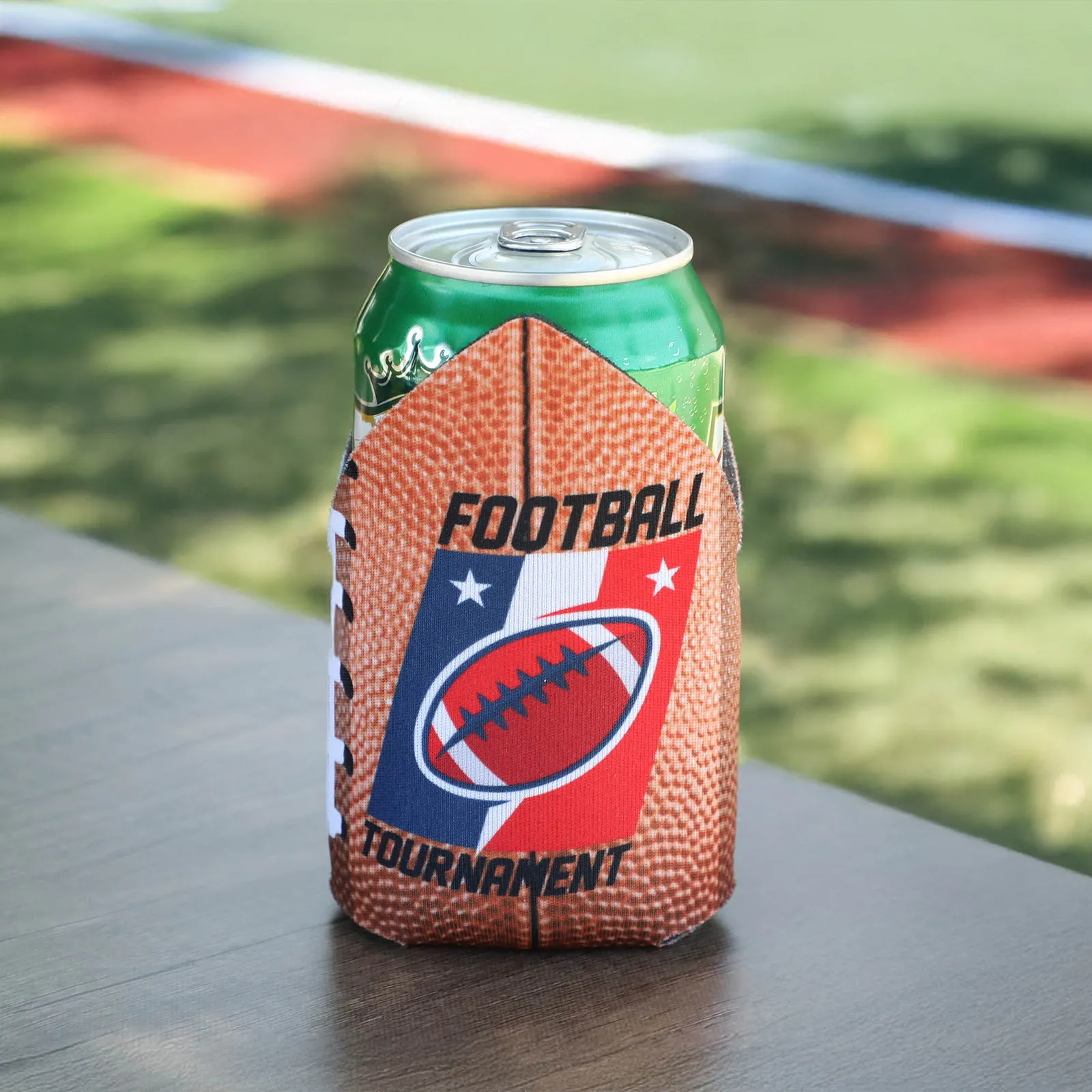 Custom Koozies Triangle Top Can Cooler Scuba Foam - 4 x 4 in