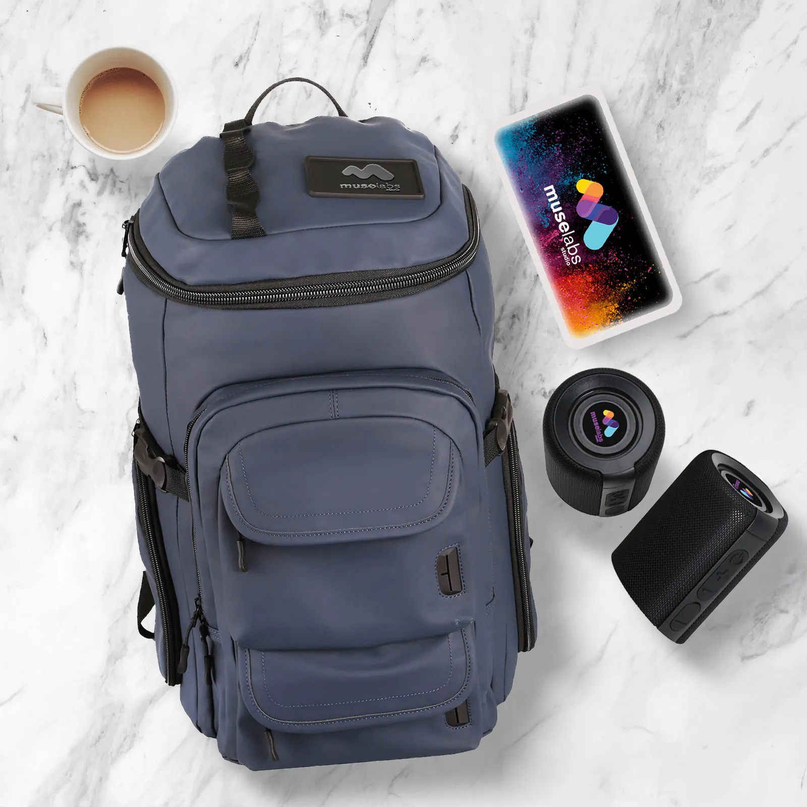 Tech Kit with Backpack Power Bank and Speaker - 15 x 21 in