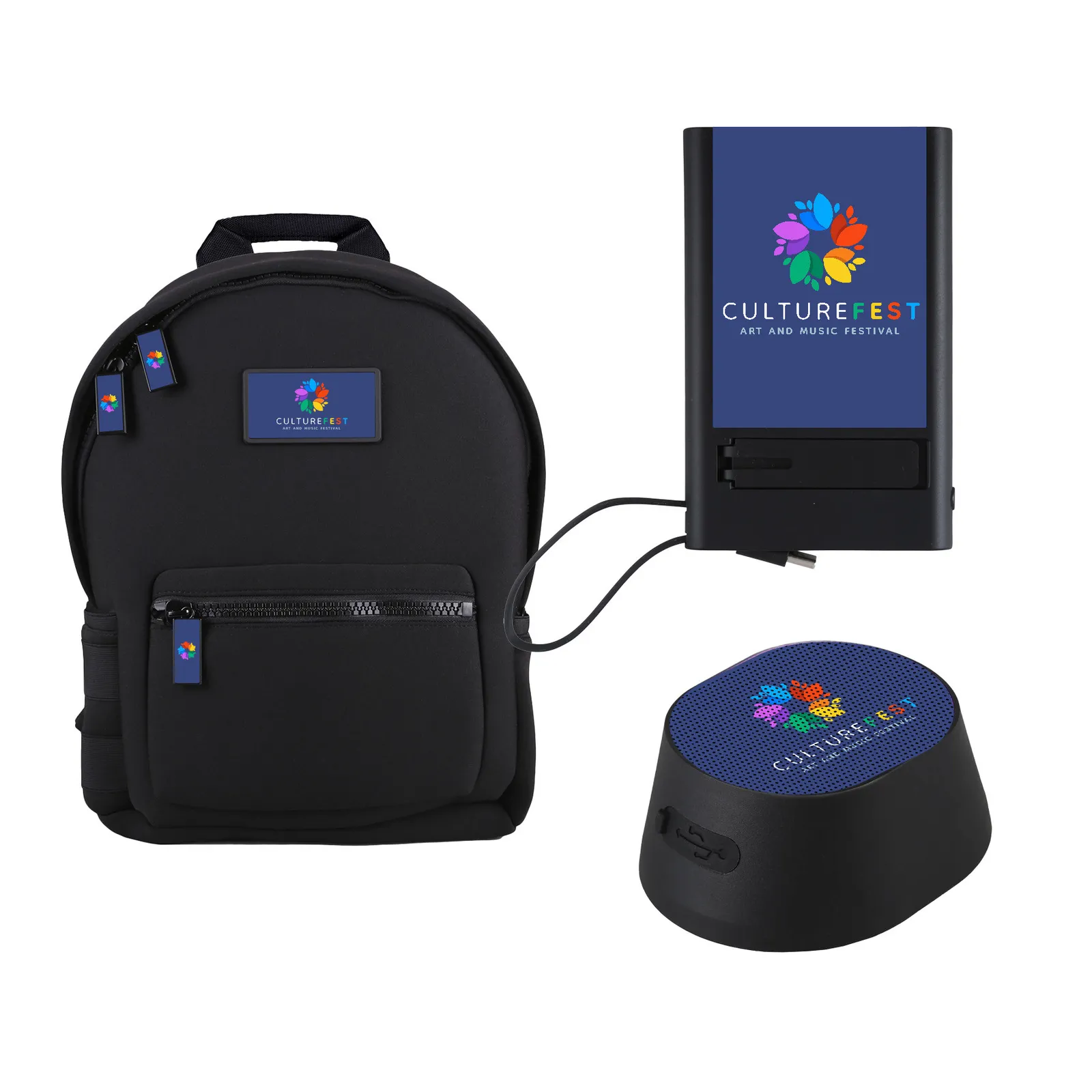 Tech Kit with Backpack Power Bank and Speaker - product view 2