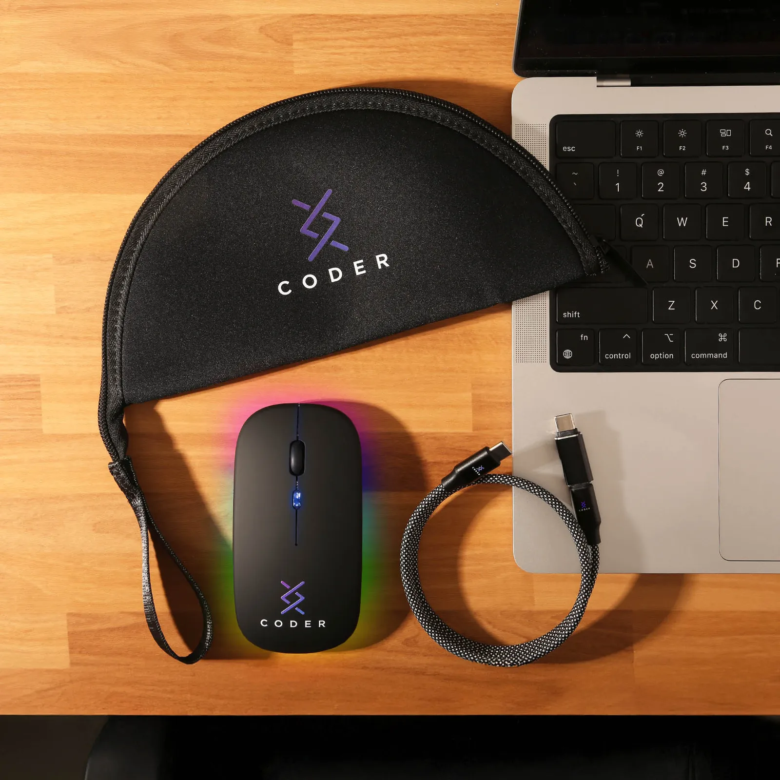 Tech Productivity Kit with Mouse and Charging Cable