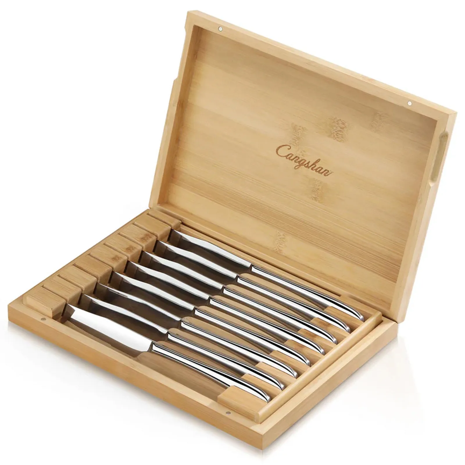 Cangshan Steak Knife Set Rain II Series (8 Pack)