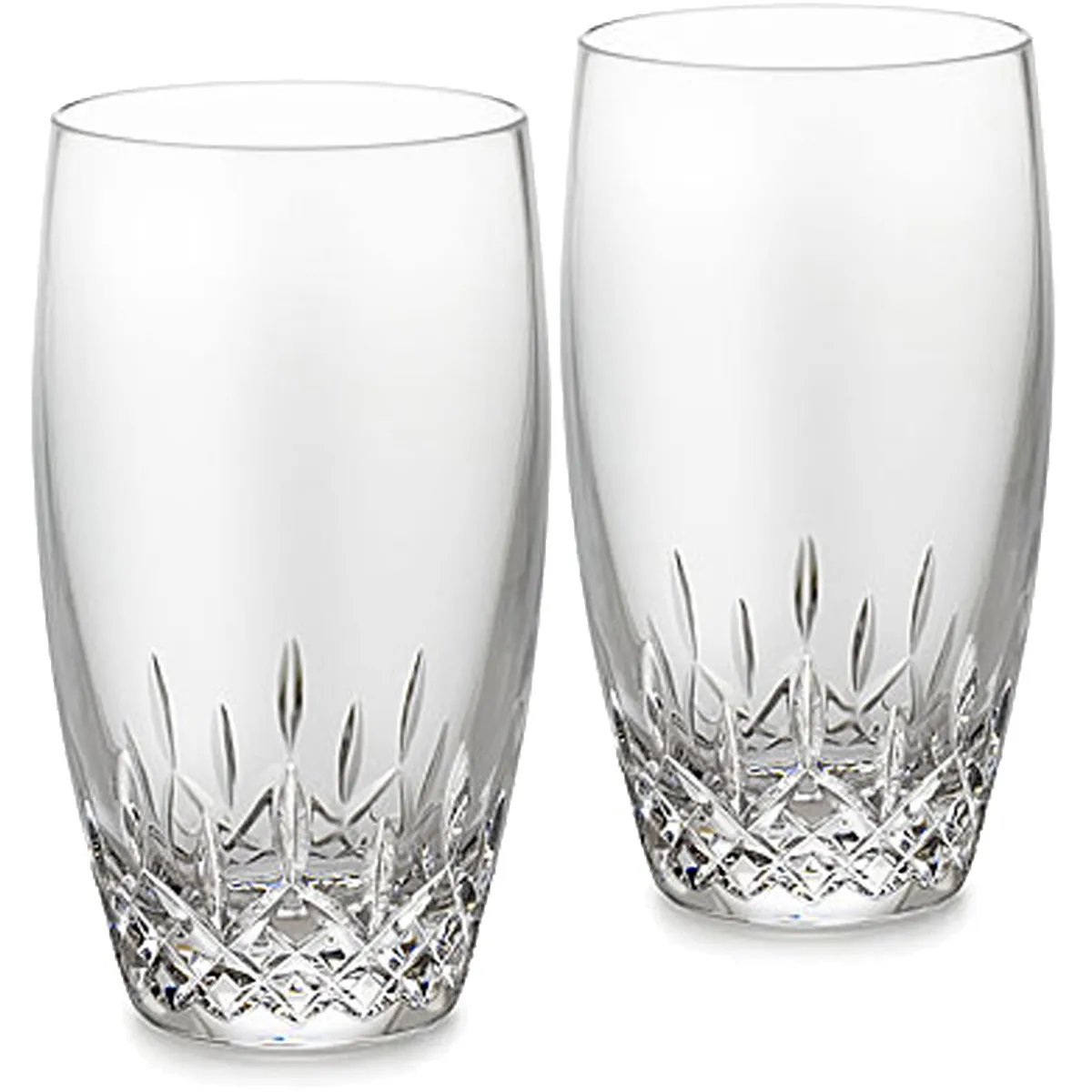 Waterford Highball Glass Lismore Essence Crystal - Pair