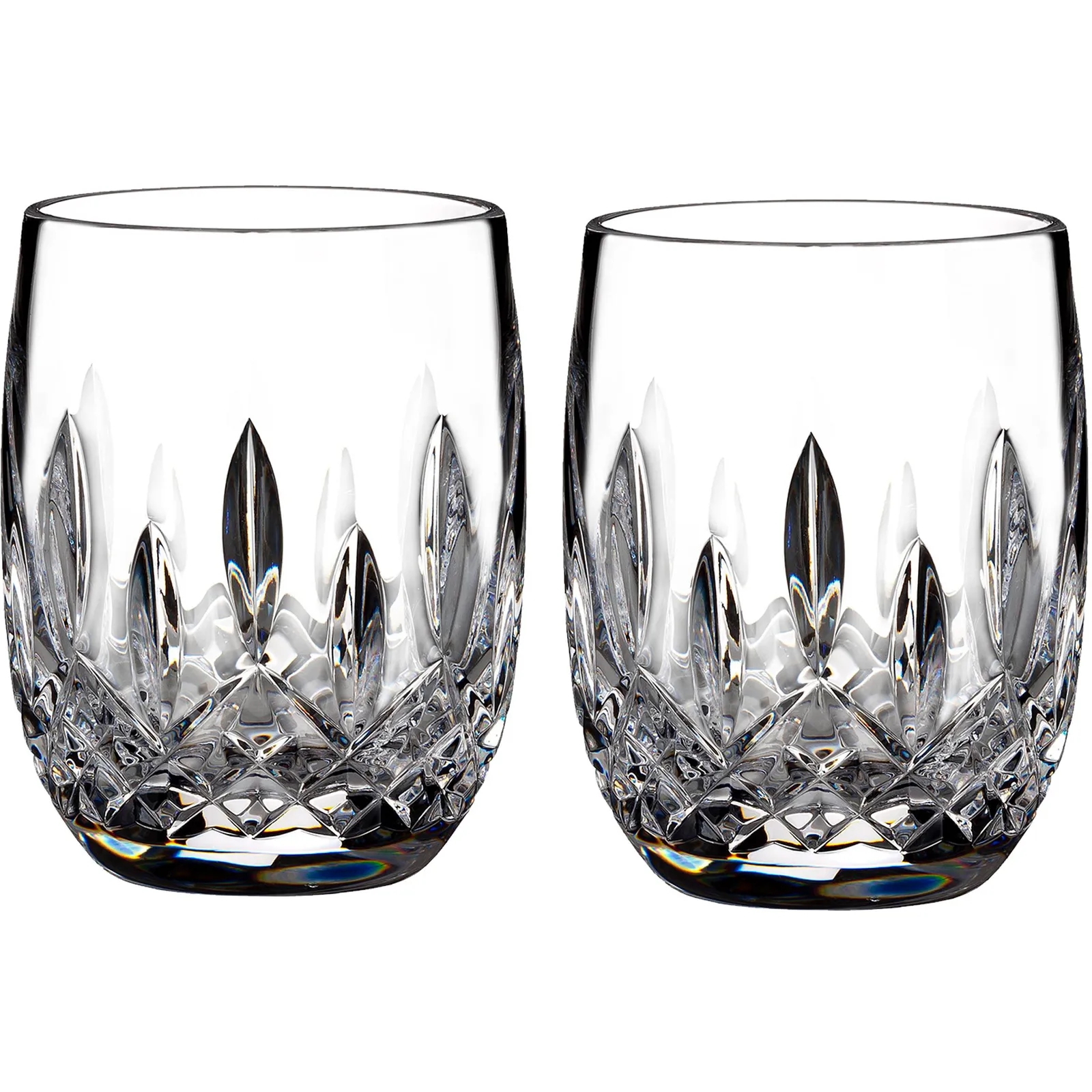 Waterford Tumbler Lismore Rounded Crystal - 7 oz Pair