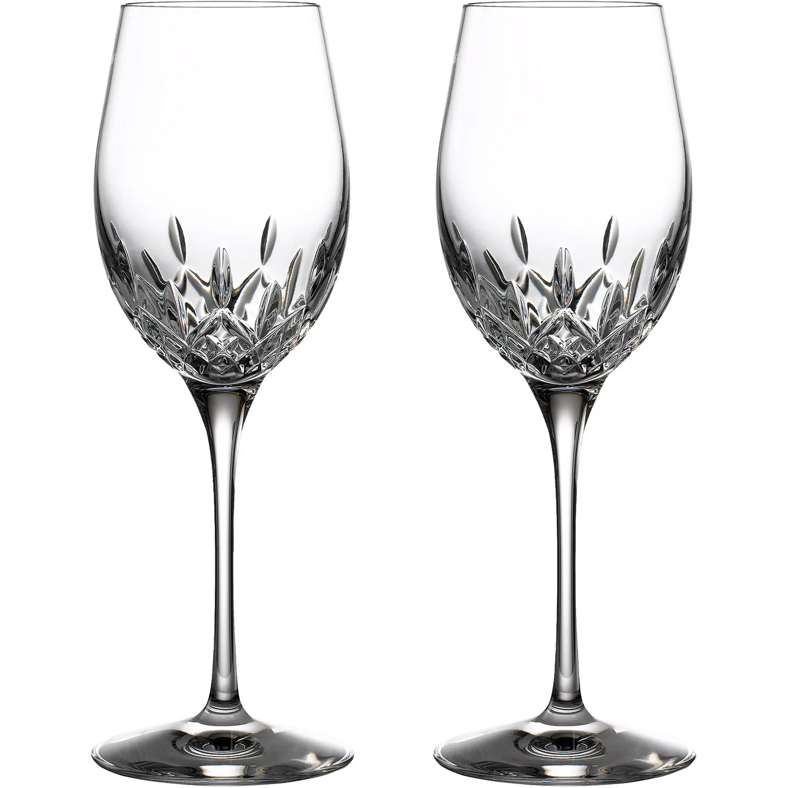 Waterford White Wine Glass Lismore Essence - 11 oz Set of 2