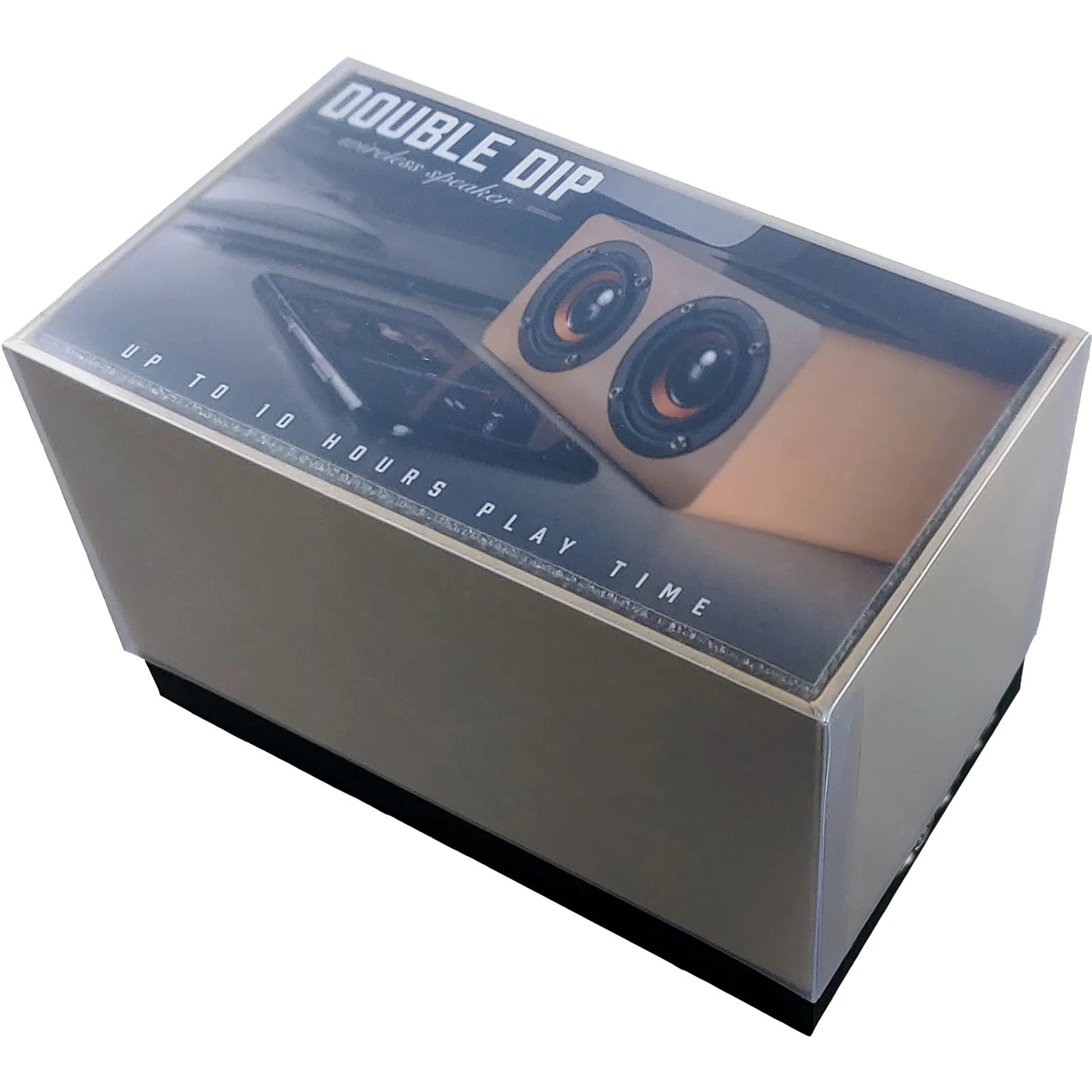 Wireless Speaker Wood-Look Dual Woofer - 10 Hour Play - product view 3