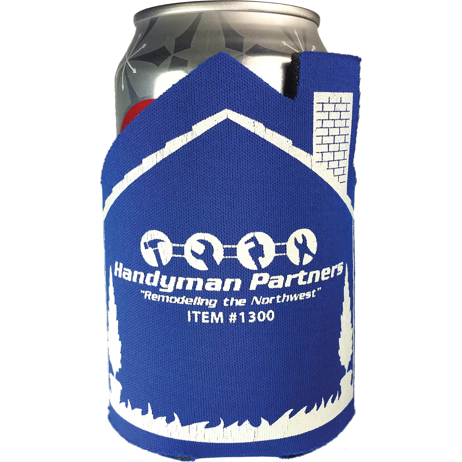 House-Shaped Can Cooler Collapsible Foam USA Made