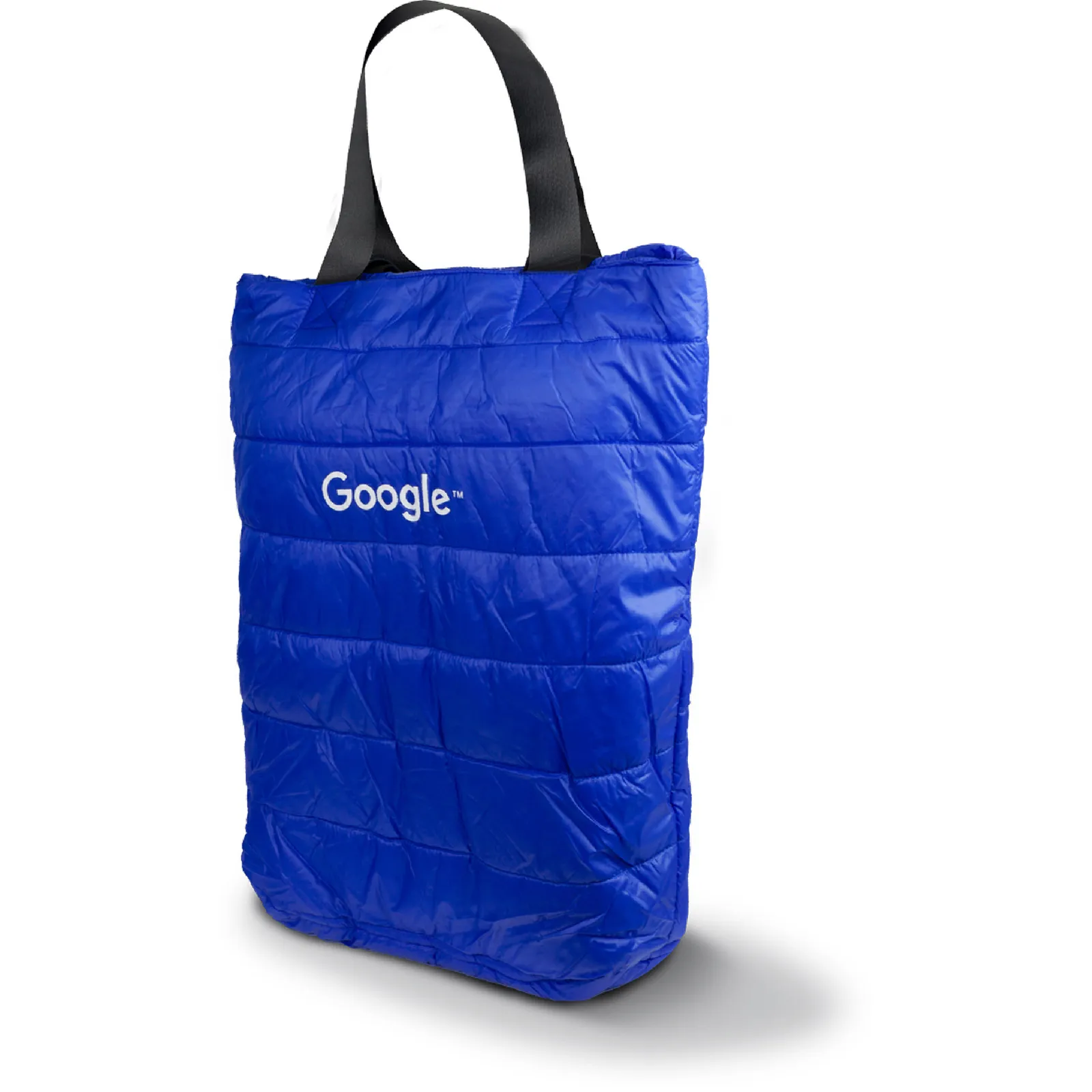 Tote Bag Quilted Nylon Foldable Travel Pouch - 14.5 x 16.5 in - product view 4