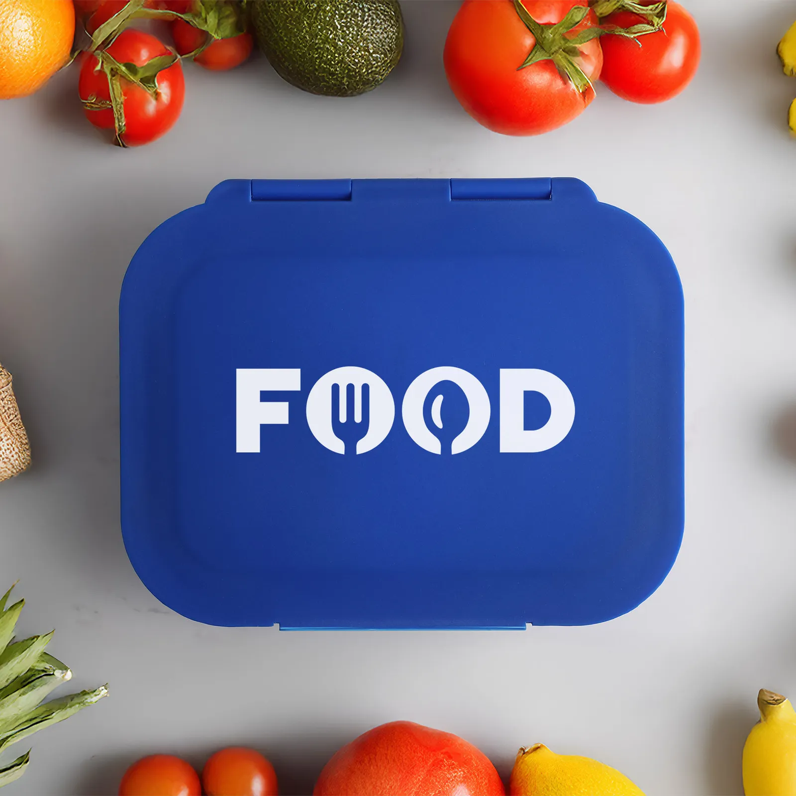 Glass Bento Box with Snap Lid - 8 x 6.5 in