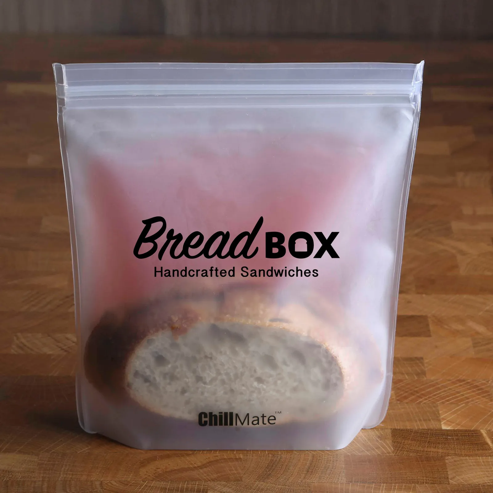 Insulated Sandwich Bag with Gel Cooling - 7 x 8 in