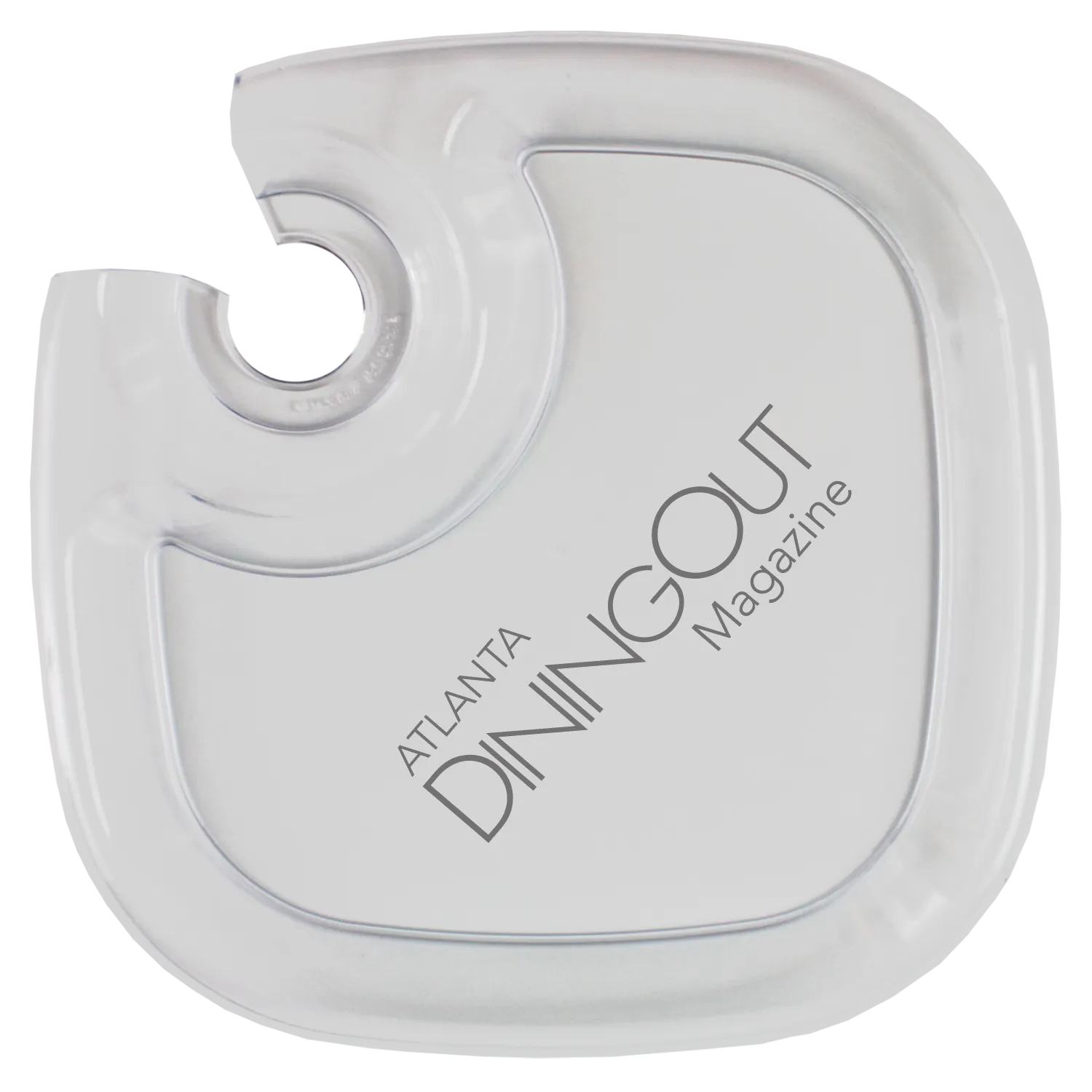 Party Tray with Wine Glass Holder - 9 x 9 in - product view 4