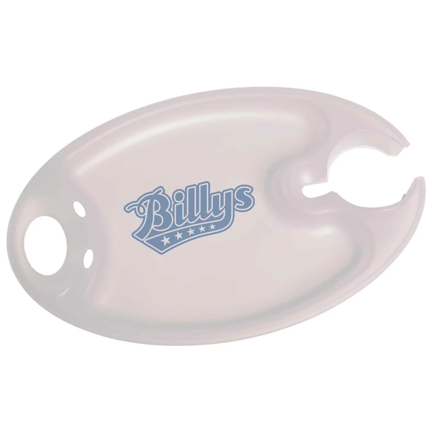 Party Plate with Wine Glass Holder - 13 x 8.5 in - product view 6