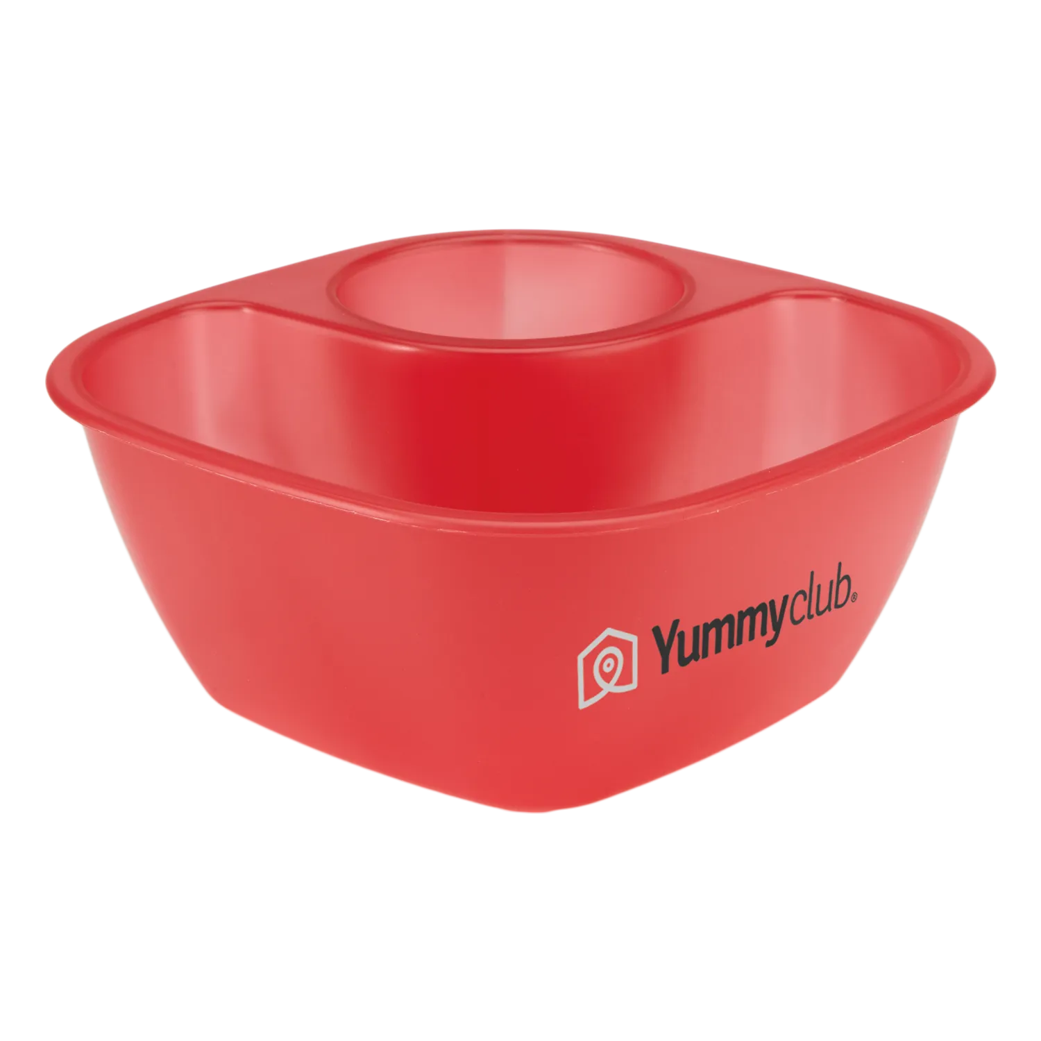 Snack Bowl Two Compartment with Dip Section - 5.75 in - product view 2
