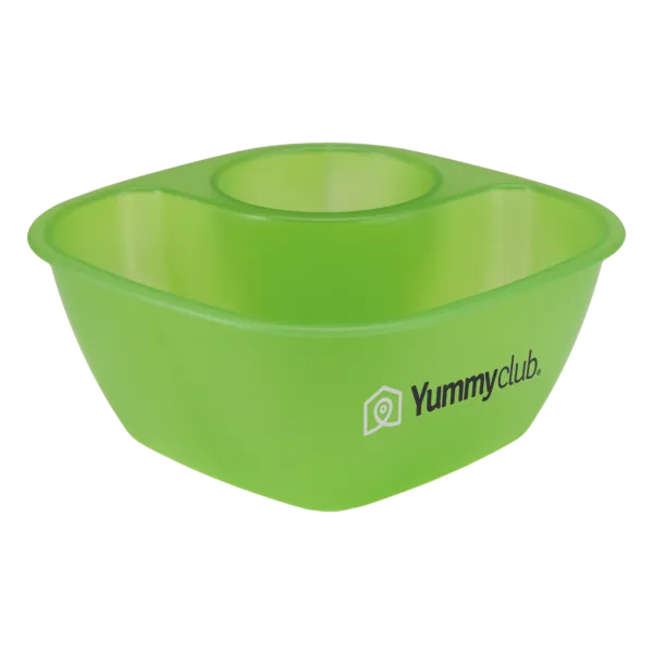 Snack Bowl Two Compartment with Dip Section - 5.75 in - product view 4