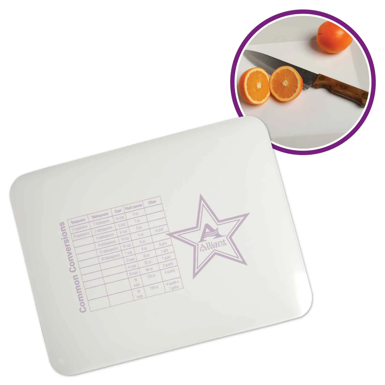 Cutting Board Flexible HDPE Lightweight - 13.5 x 10 in