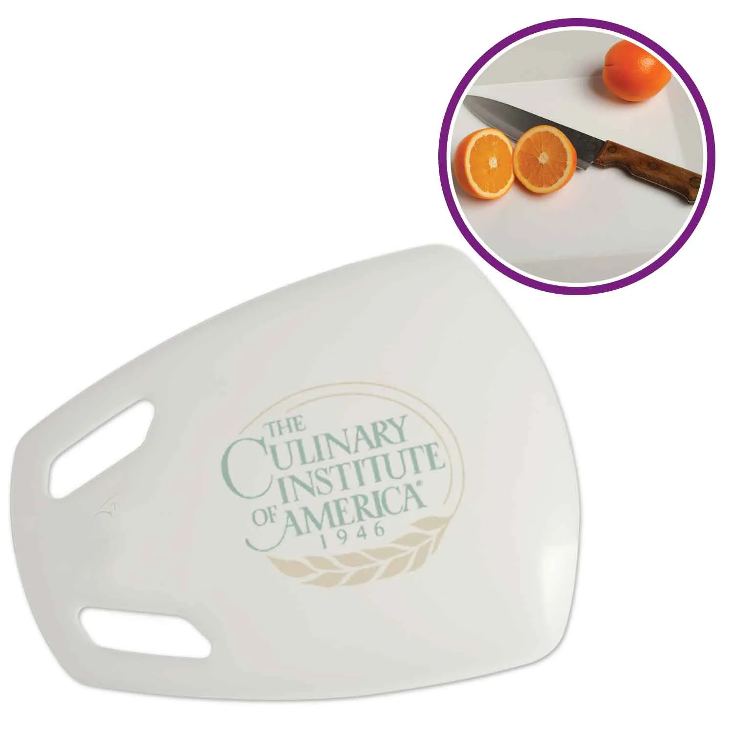 Cutting Board Flexible with Scoop Handles - 13.5 x 10.5 in