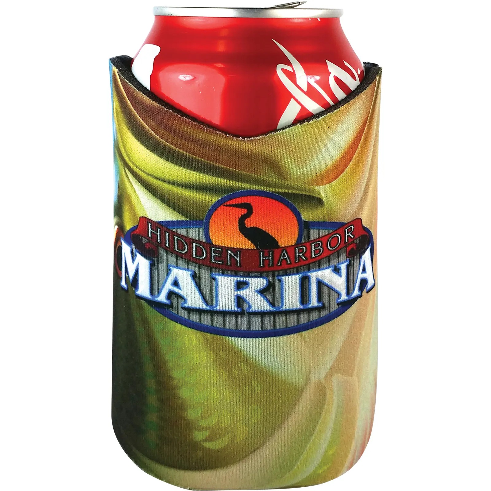 Custom Koozies Bass Shaped Scuba Foam - 4.25 in